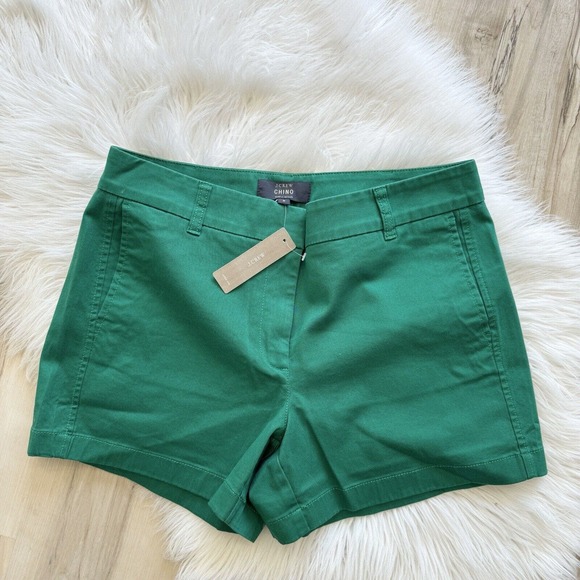J. Crew Pants - New J. Crew Green Chino Shorts Size 8